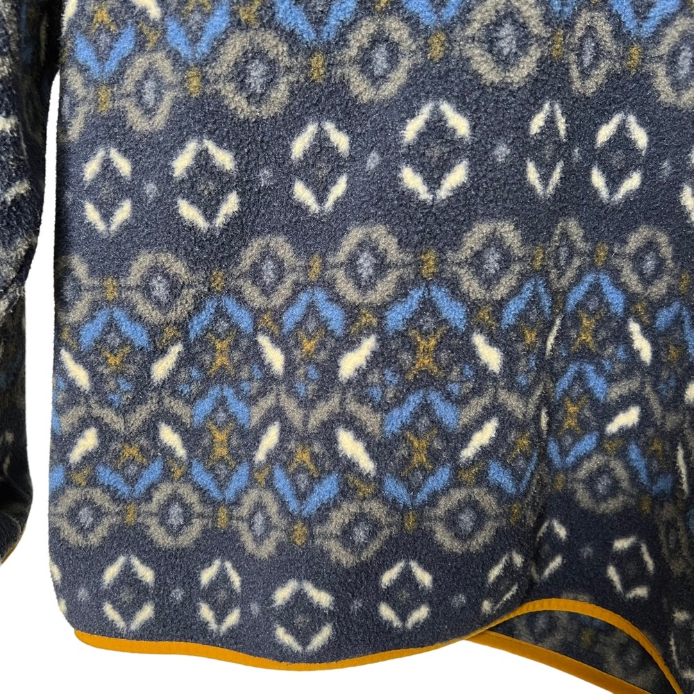 Patagonia Synchilla Snap T Fleece Pullover Tundra Cluster Navy Blue Men's Size M - Picture 8 of 14